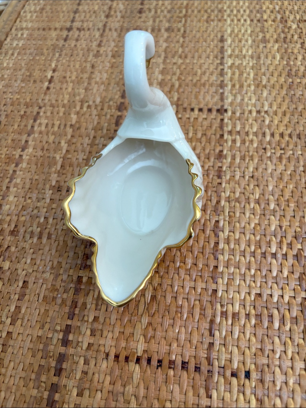 Lenox Small Gold & Cream Swan Trinket Dish, Weddings - Picture 3 of 8